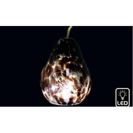 LED Tortoise Shell Pear 22cm