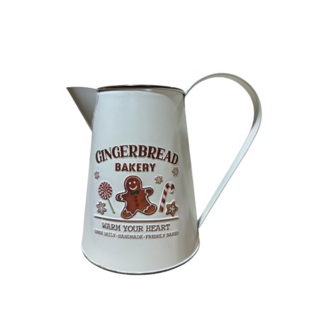 Gingerbread Bakery 16.5cm Jug Vase