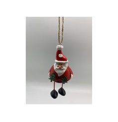 Santa Claus Hanging Decoration, 11cm