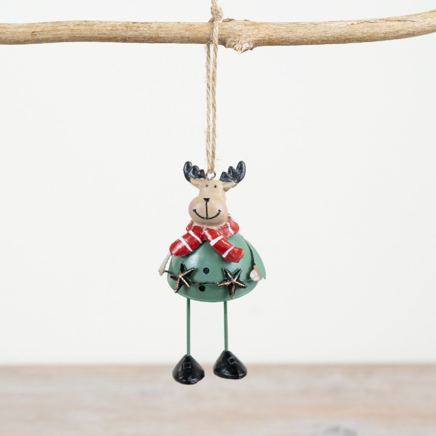 11cm Metal Reindeer Hanger