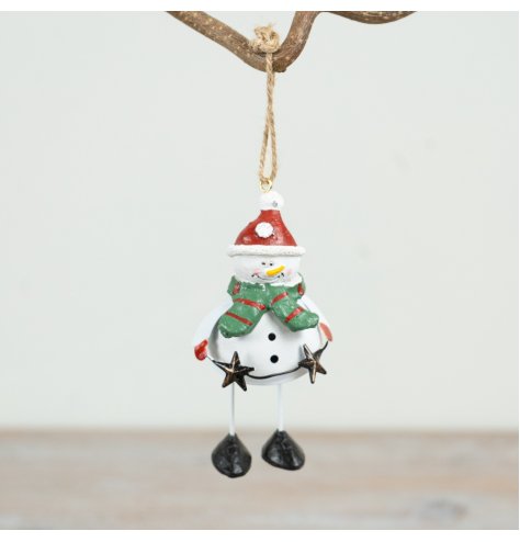 Snowman Tree Decoration, 11cm