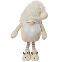 Fluffy Standing Gnome Deco, 60cm 