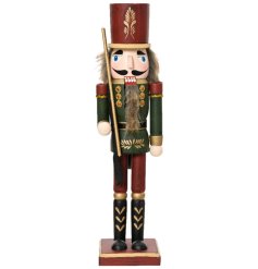 Standing Pinewood Nutcracker, 25cm 