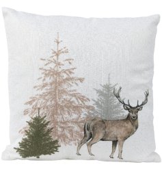 Woodland Festive Cushion 45cm