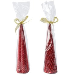 2/A Cone Candle Paraffin, 20cm 