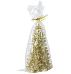 Candle Paraffin Tree Metallic, 16.5cm 