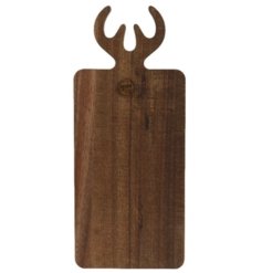 Festive Antler Chopping Board  35cm