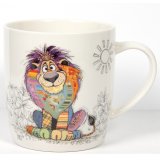 charming lion mug 
