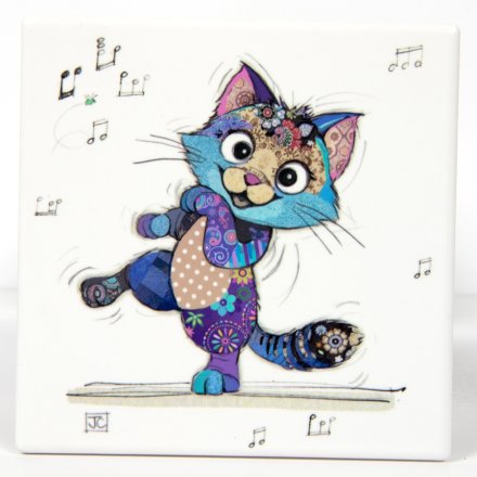 Bug Art Keira Kitten Coaster, 10cm 
