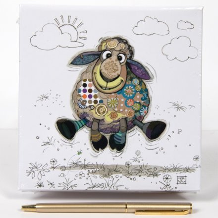 Sasha Sheep Memo Block, 14cm 