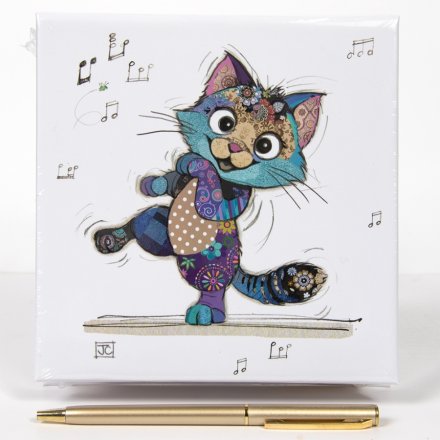 Keira Kitten Memo Block, 14cm 