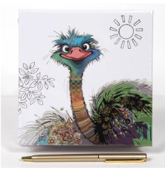 add some fun to your notes with this Ostrich pad 