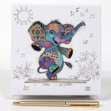 charming elephant design memo block 