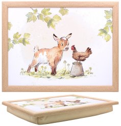 stylish and practcal goat design tv lap tray 