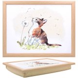 charming cat lap tray perfect for tv dinners 