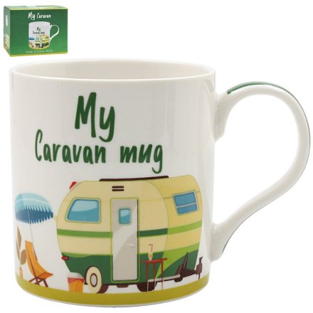 My Caravan Mug, 13cm 