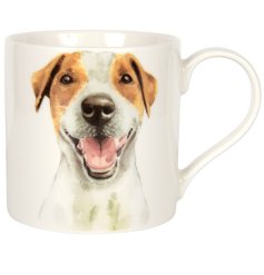 Calling all Jack Russel lovers! Add some furry fun to your morning routine with our charming mug 
