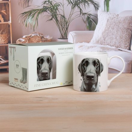add some canine charm with this cute lab mug 
