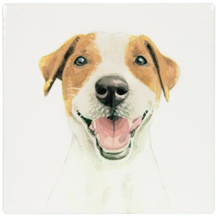 Jack Russell Coaster, 10cm 