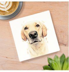 the nations favourite dog on a coaster 