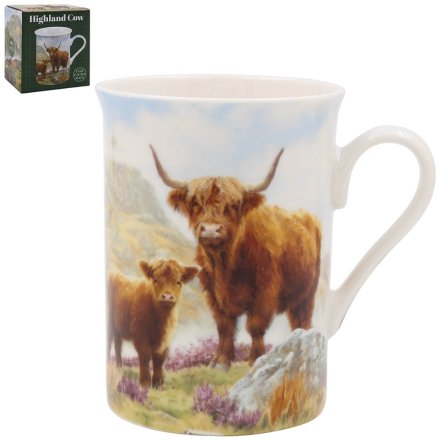 Highland Cow Mug, 11cm 