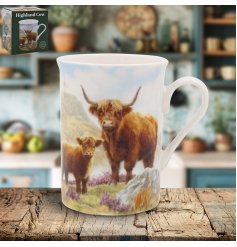 Bring a touch of Scottish charm to your kitchen with our new Highland Cow Mug. 
