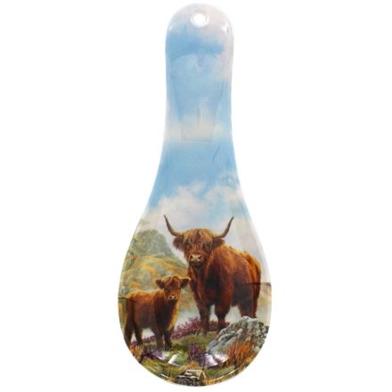 Highland Cow Spoon Rest, 24cm 