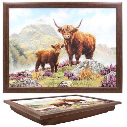 Highland Cow Lap Tray, 44cm 