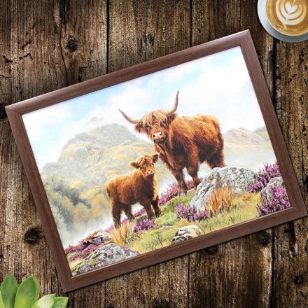 Highland Cow Lap Tray, 44cm 