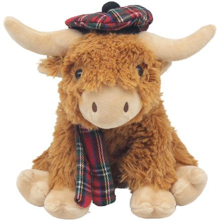 Rpet Pals Highland Cow Tartan hat & scarf 