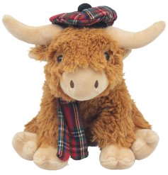 Cozy up in Scottish style with our Rpet Pals Highland Cow soft toy 