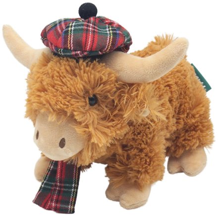 Rpet Pals Highland Cow Tartan Hat 