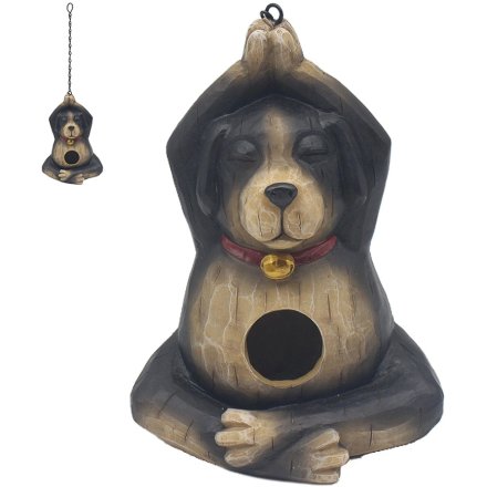 Dog Design Bird House, 22cm 