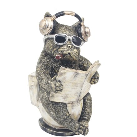Loo-time French Bulldog Ornament