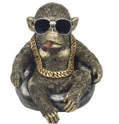 Transform your space with our charming Gorilla Chilling Ornament and add some untamed flair to your decor.