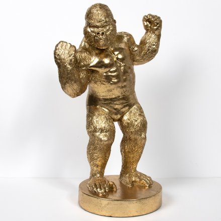Gorilla Muscle Man Ornament, 34cm 