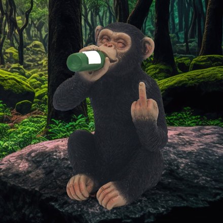 Add a playful touch to your space with this mischievous monkey decor. 