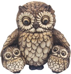 Get ready for pure adorableness with our Hooters Mum Owl & Babies Deco. 