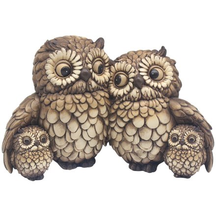 Hooters Twin Owls Two Babies ornament
