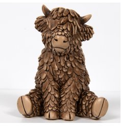 charming single hugie the cow figurine