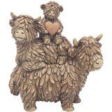Meet the Hughie Highland Cow Family and add a touch of Scottish charm to your home with these 