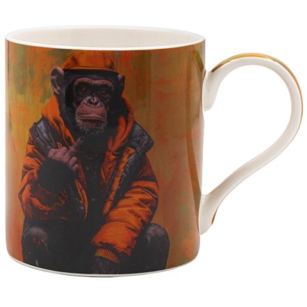 13cm Chimp Life Mug