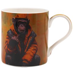 Wake up with a smile and energy thanks to our Chimp Life Mug. 