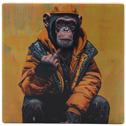 10cm Monkey Life Coaster