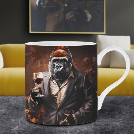 quirky king kong coffee mug 