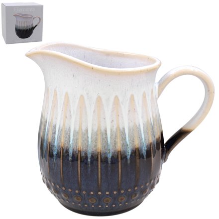 Reactive Glaze Jug, 16cm 