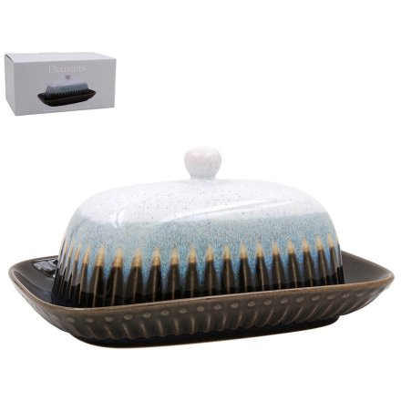 Reactive Glaze Butter Dish