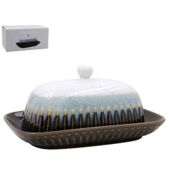  Elevate your butter storage game with our stylish and functional Reactive Glaze Butter Dish