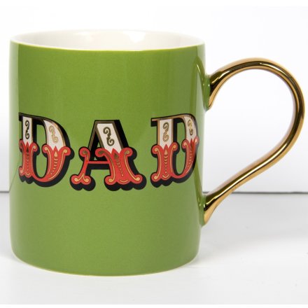 Dad Tache Green Mug 