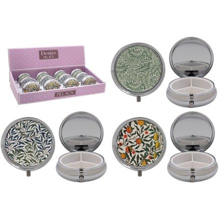 3/A W Morris Pill Box Mirror, 6cm 